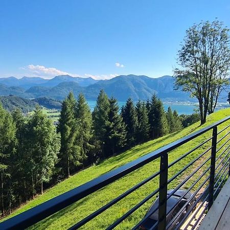 Bergvilla mit Seeblick - Mondsee Innerschwand Exterior foto