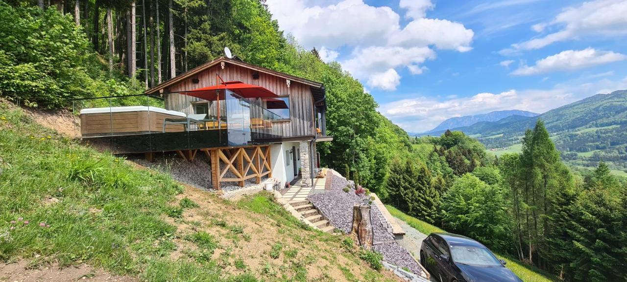 Bergvilla mit Seeblick - Mondsee Innerschwand Exterior foto