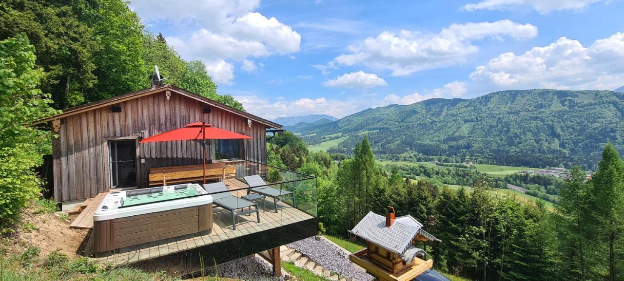 Bergvilla mit Seeblick - Mondsee Innerschwand Exterior foto
